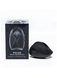 Черный инновационный мужской вибратор PULSE SOLO ESSENTIAL - Hot Octopuss - в Хабаровске купить с доставкой