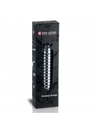 Рельефный фаллос для интенсивного электросекса Groovey George - 20 см. - MyStim - купить с доставкой в Хабаровске