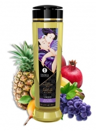 Массажное масло Libido Exotic Fruits с ароматом экзотических фруктов - 240 мл. - Shunga - купить с доставкой в Хабаровске