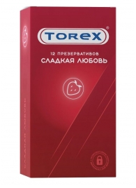 Презервативы Torex  Сладкая любовь  с ароматом клубники - 12 шт. - Torex - купить с доставкой в Хабаровске