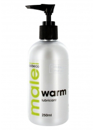 Лубрикант с согревающим эффектом MALE Cobeco Warm Lubricant - 250 мл. - Cobeco - купить с доставкой в Хабаровске