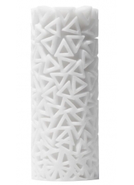 Белый 3D мастурбатор PILE - Tenga - в Хабаровске купить с доставкой