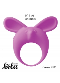 Фиолетовое эрекционное кольцо Fennec Phil - Lola Games - в Хабаровске купить с доставкой