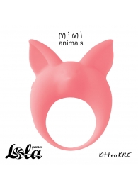 Оранжевое эрекционное кольцо Kitten Kyle - Lola Games - в Хабаровске купить с доставкой