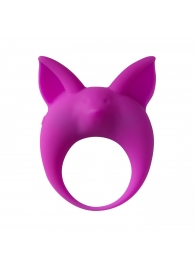 Фиолетовое эрекционное кольцо Kitten Kyle - Lola Games - в Хабаровске купить с доставкой