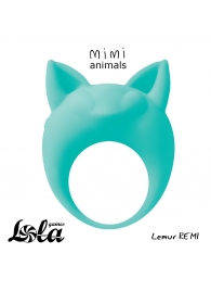 Зеленое эрекционное кольцо Lemur Remi - Lola Games - в Хабаровске купить с доставкой