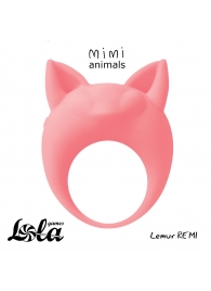 Оранжевое эрекционное кольцо Lemur Remi - Lola Games - в Хабаровске купить с доставкой