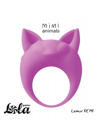 Фиолетовое эрекционное кольцо Lemur Remi - Lola Games - в Хабаровске купить с доставкой