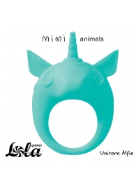Зеленое эрекционное кольцо Unicorn Alfie - Lola Games - в Хабаровске купить с доставкой