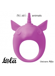 Фиолетовое эрекционное кольцо Unicorn Alfie - Lola Games - в Хабаровске купить с доставкой