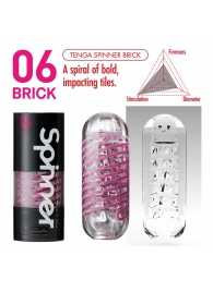 Мастурбатор SPINNER Brick - Tenga - в Хабаровске купить с доставкой