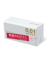 Супер тонкие презервативы Sagami Original 0.01 - 10 шт. - Sagami - купить с доставкой в Хабаровске