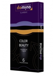 Разноцветные презервативы DOMINO Colour Beauty - 6 шт. - Domino - купить с доставкой в Хабаровске