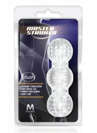 Прозрачный фигурный мастурбатор Master Stroker - Blush Novelties - в Хабаровске купить с доставкой