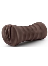 Коричневый мастурбатор-вагина Hot Chocolate Brianna - Blush Novelties - в Хабаровске купить с доставкой