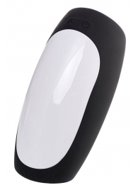 Черно-белый перезаряжаемый мастурбатор Erotist Hailstorm - Erotist Adult Toys - в Хабаровске купить с доставкой