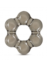 Дымчатое эрекционное кольцо Stay Hard Thick Bead Cock Ring - Blush Novelties - в Хабаровске купить с доставкой