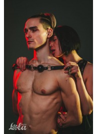 Черный кляп Love Addict на замочке - Lola Games - купить с доставкой в Хабаровске