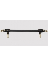 Черная распорка для ног Bound to You Faux Leather Spreader Bar - 50,8 см. - Fifty Shades of Grey - купить с доставкой в Хабаровске