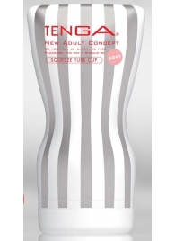 Мастурбатор TENGA Squeeze Tube Cup Soft - Tenga - в Хабаровске купить с доставкой