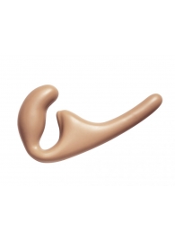 Бежевый безремневой страпон Seduction - 20,5 см. - Lola Games - купить с доставкой в Хабаровске
