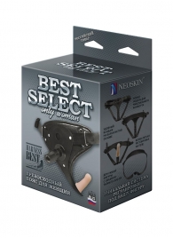 Пояс HARNESS BEST SELECT с вагинальной пробкой - LOVETOY (А-Полимер) - купить с доставкой в Хабаровске