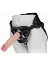 Пояс харнесс BEST UNI strap с 2 сменными насадками - 18,5 и 16 см. - LOVETOY (А-Полимер) - купить с доставкой в Хабаровске