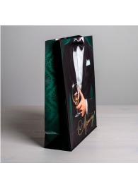 Бумажный пакет «Лучшему!» - 23 х 27 см. - Сима-Ленд - купить с доставкой в Хабаровске