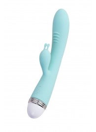 Мятный вибратор-кролик Iris - 22 см. - ToyFa