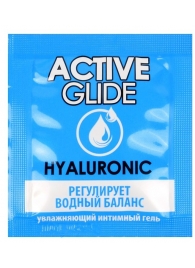 Лубрикант на водной основе Active Glide с гиалуроновой кислотой - 3 гр. - Биоритм - купить с доставкой в Хабаровске