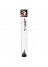 Черный стек с наконечником-сердечком - 54 см. - Notabu - купить с доставкой в Хабаровске