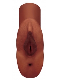 Коричневый мастурбатор Perfect Pussy Double Stroker - Pipedream - в Хабаровске купить с доставкой