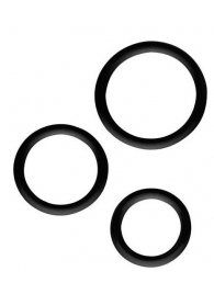 Набор из 3 эрекционных колец SILICONE COCKRINGS - Dream Toys - в Хабаровске купить с доставкой