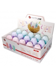 Набор из 15 мини-мастурбаторов Fantastic Egg Hard Boiled - Baile - в Хабаровске купить с доставкой