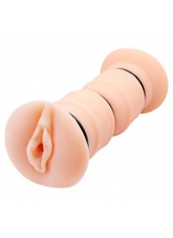Телесный вибромастурбатор-вагина Michelle - Baile - в Хабаровске купить с доставкой