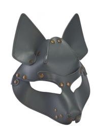 Серая маска Wolf с клепками - Sitabella - купить с доставкой в Хабаровске
