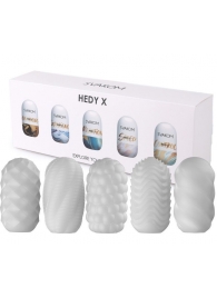 Набор из 5 мастурбаторов Hedy X5 Mixed - Svakom - в Хабаровске купить с доставкой