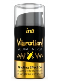 Жидкий интимный гель с эффектом вибрации Vibration! Vodka Energy - 15 мл. - INTT - купить с доставкой в Хабаровске