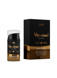 Жидкий интимный гель с эффектом вибрации Vibration! Coffee - 15 мл. - INTT - купить с доставкой в Хабаровске