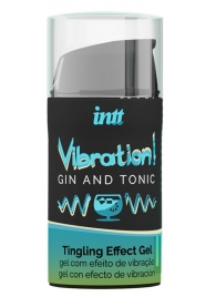 Жидкий интимный гель с эффектом вибрации Vibration! Gin   Tonic - 15 мл. - INTT - купить с доставкой в Хабаровске