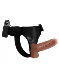 Страпон на трусиках с вибрацией Ultra Passionate Harness - 16 см. - Baile - купить с доставкой в Хабаровске