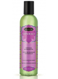 Массажное масло Naturals Island Passion Berry с ароматом тропических фруктов - 236 мл. - Kama Sutra - купить с доставкой в Хабаровске