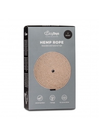 Пеньковая веревка для связывания Hemp Rope - 5 м. - Easy toys - купить с доставкой в Хабаровске