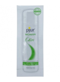Лубрикант на водной основе pjur WOMAN Aloe - 2 мл. - Pjur - купить с доставкой в Хабаровске