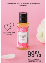 Массажное масло Pleasure Lab Delicate с ароматом пиона и пачули - 50 мл. - Pleasure Lab - купить с доставкой в Хабаровске
