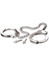 Металлические наручники Metal Leg Cuffs - Pipedream - купить с доставкой в Хабаровске
