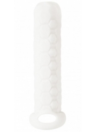 Белый фаллоудлинитель Homme Long - 13,5 см. - Lola Games - в Хабаровске купить с доставкой