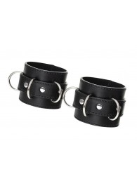 Черные наручники Anonymo на сцепке - ToyFa - купить с доставкой в Хабаровске