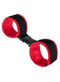 Красно-черные велюровые оковы Anonymo - ToyFa - купить с доставкой в Хабаровске