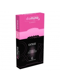 Презервативы с точками и рёбрышками DOMINO Classic Extase - 6 шт. - Domino - купить с доставкой в Хабаровске